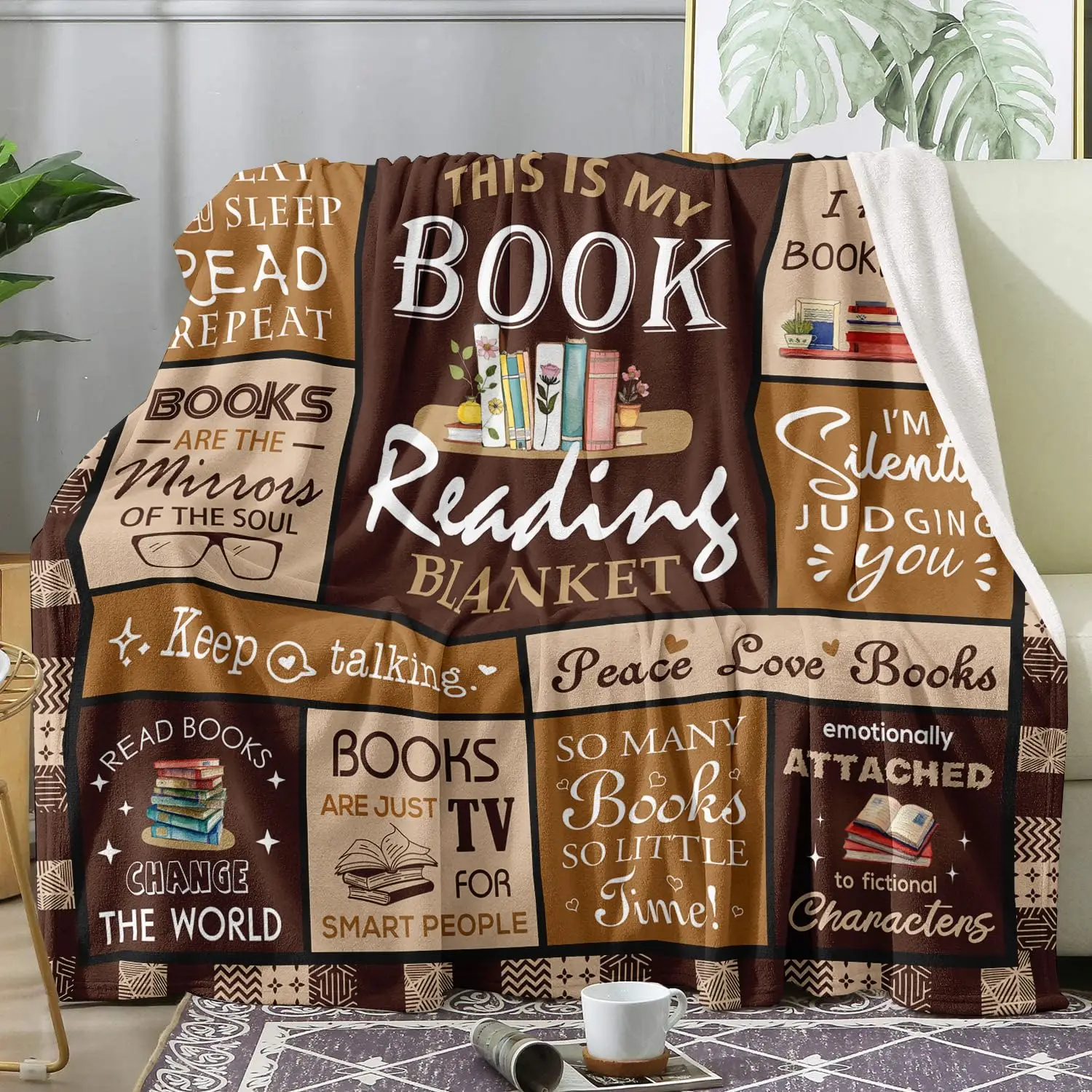 Book Lovers Gift Blanket- Best - Travel Accessories Ideas review and price