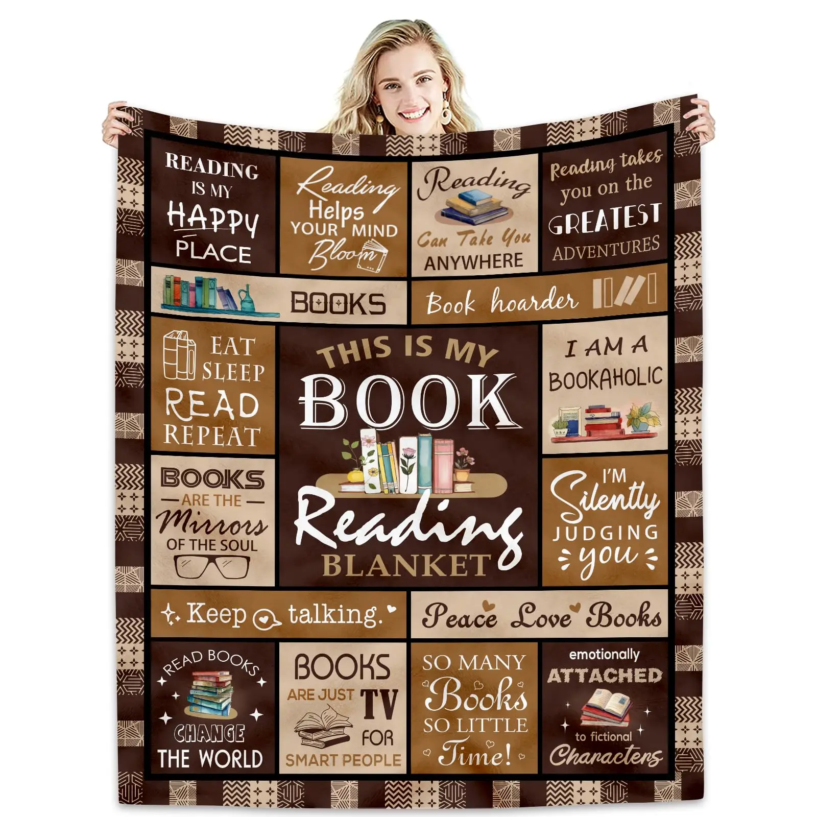 Book Lovers Gift Blanket- Best - Travel Accessories Ideas review and price